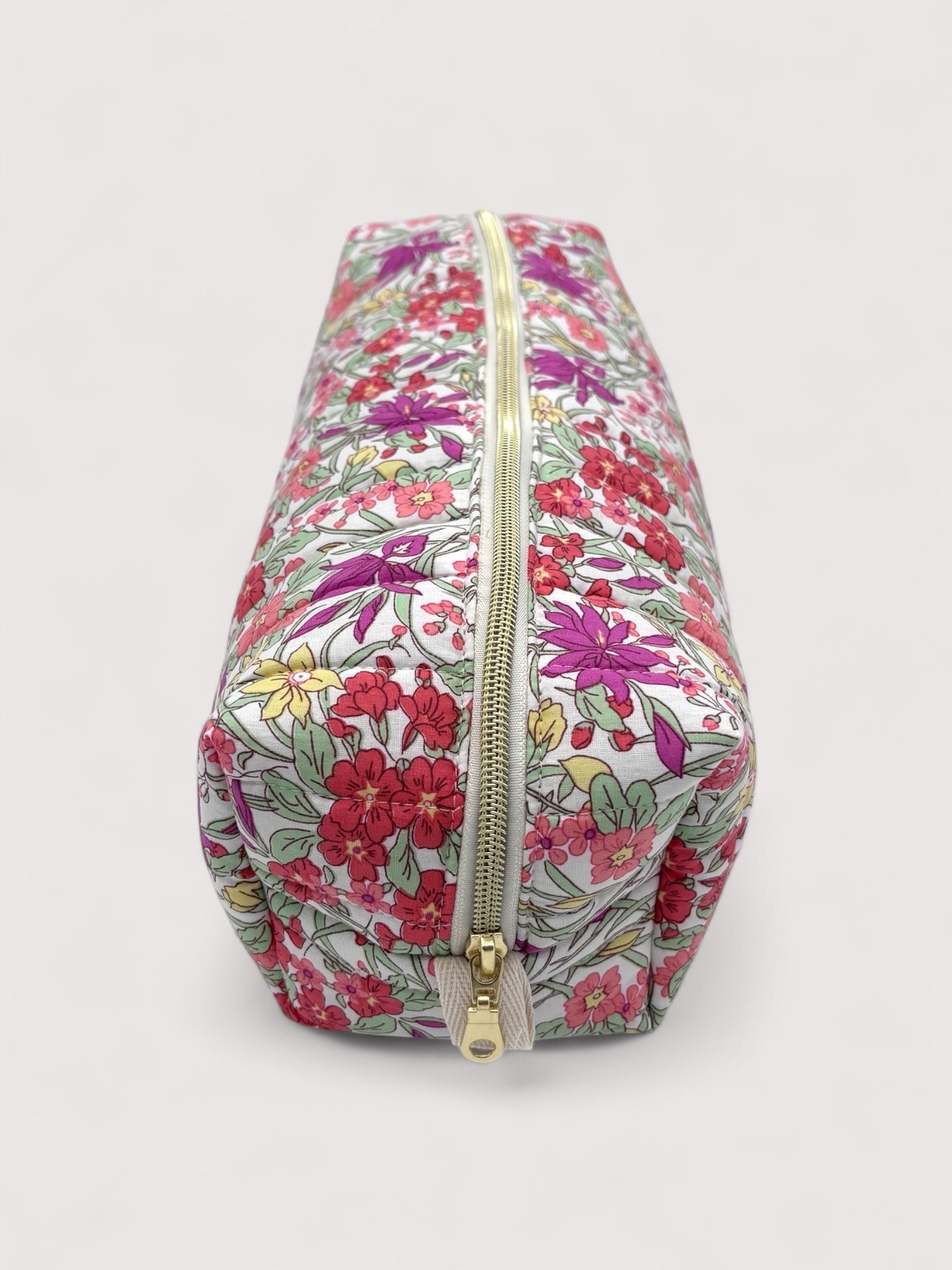 Pink Floral quilted Hairtool Bag