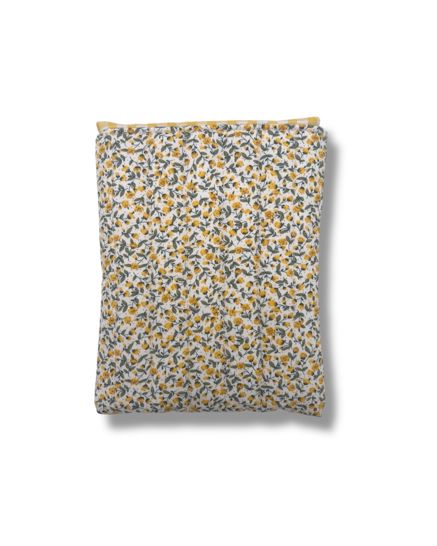 Cute dainty buttercup Quilted Cotton Kindle Sleeve - Padded E-Reader Case