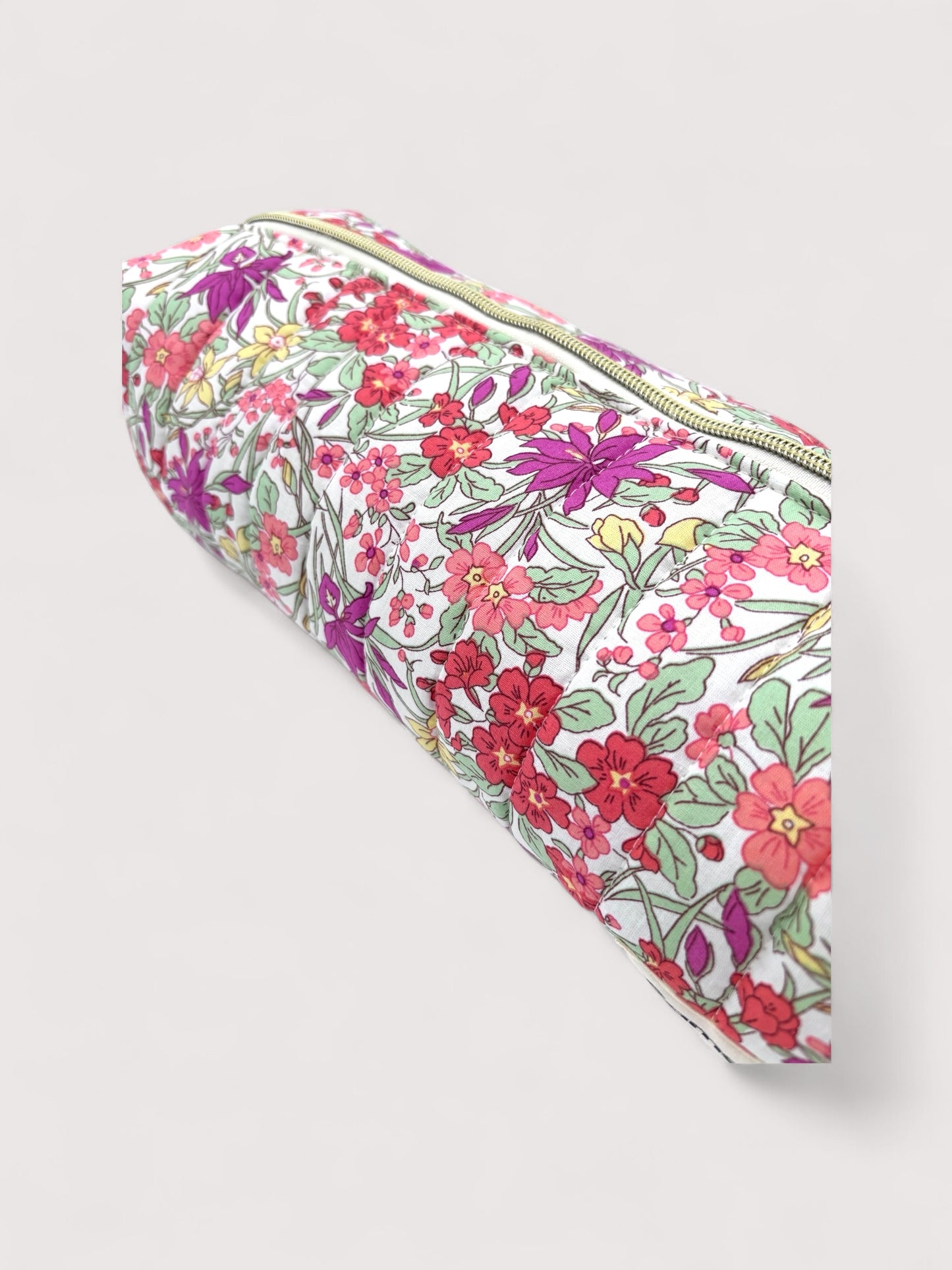 Pink Floral quilted Hairtool Bag