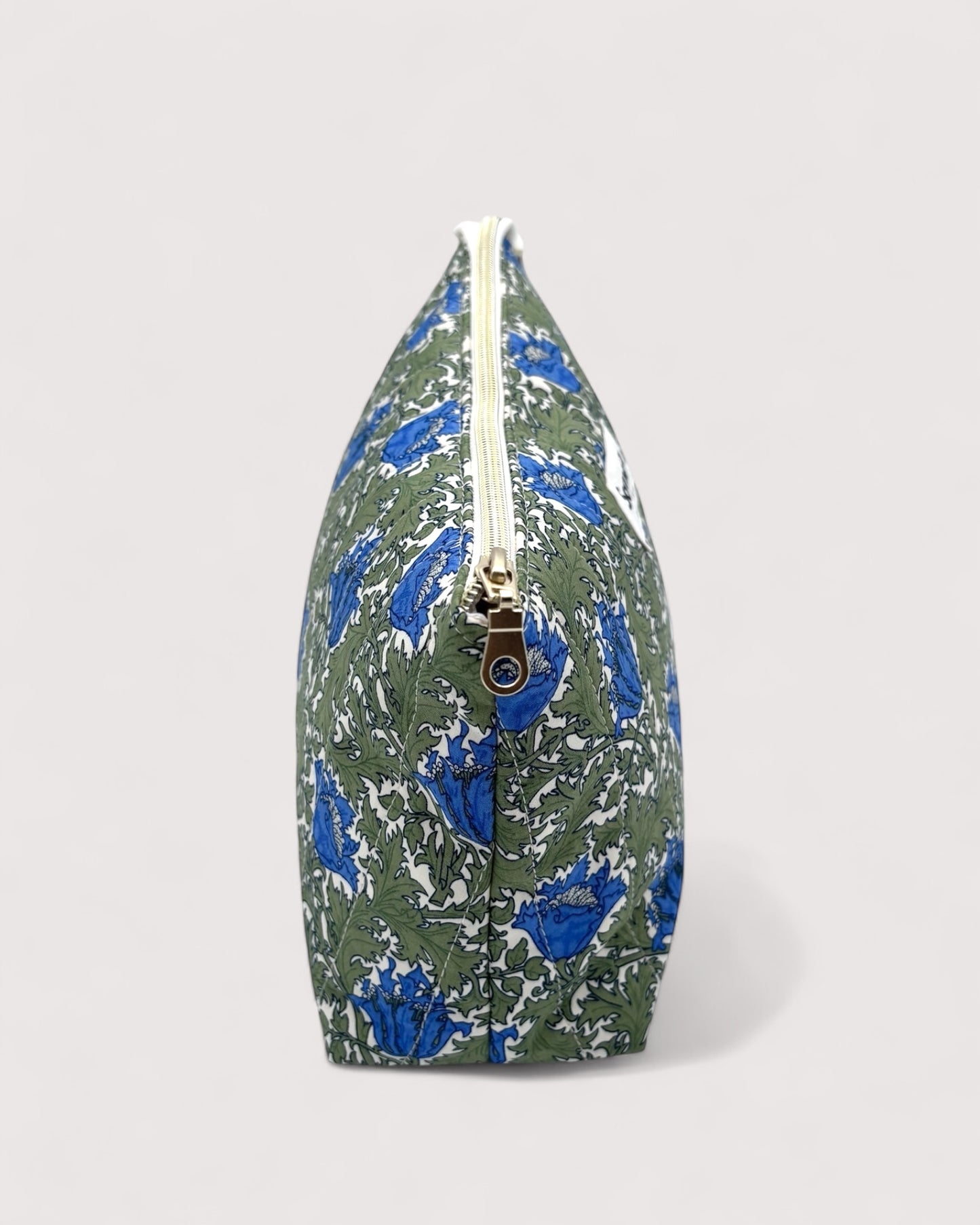 Green Garden Cotton Wash Bag - Toiletry Pouch