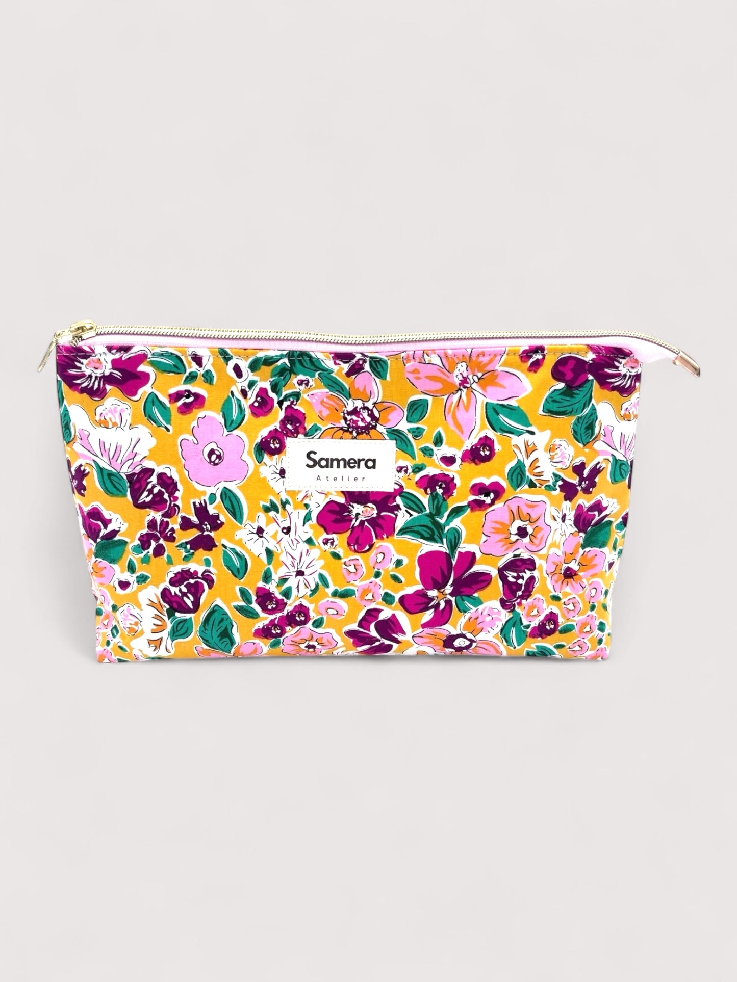 Sunburst bloom Cotton Wash Bag - Toiletry Pouch
