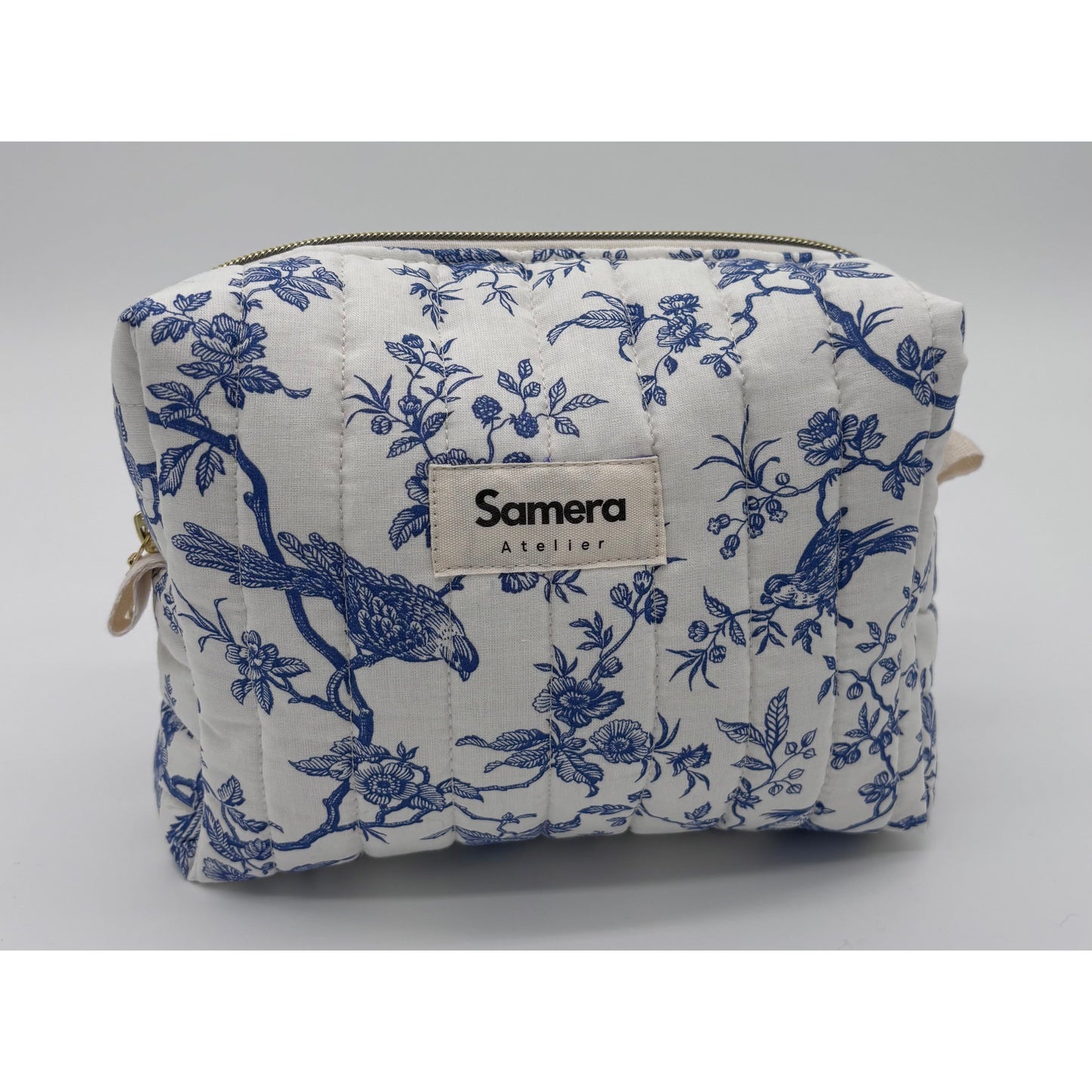 Cretonne Blue Birds Carry all bag