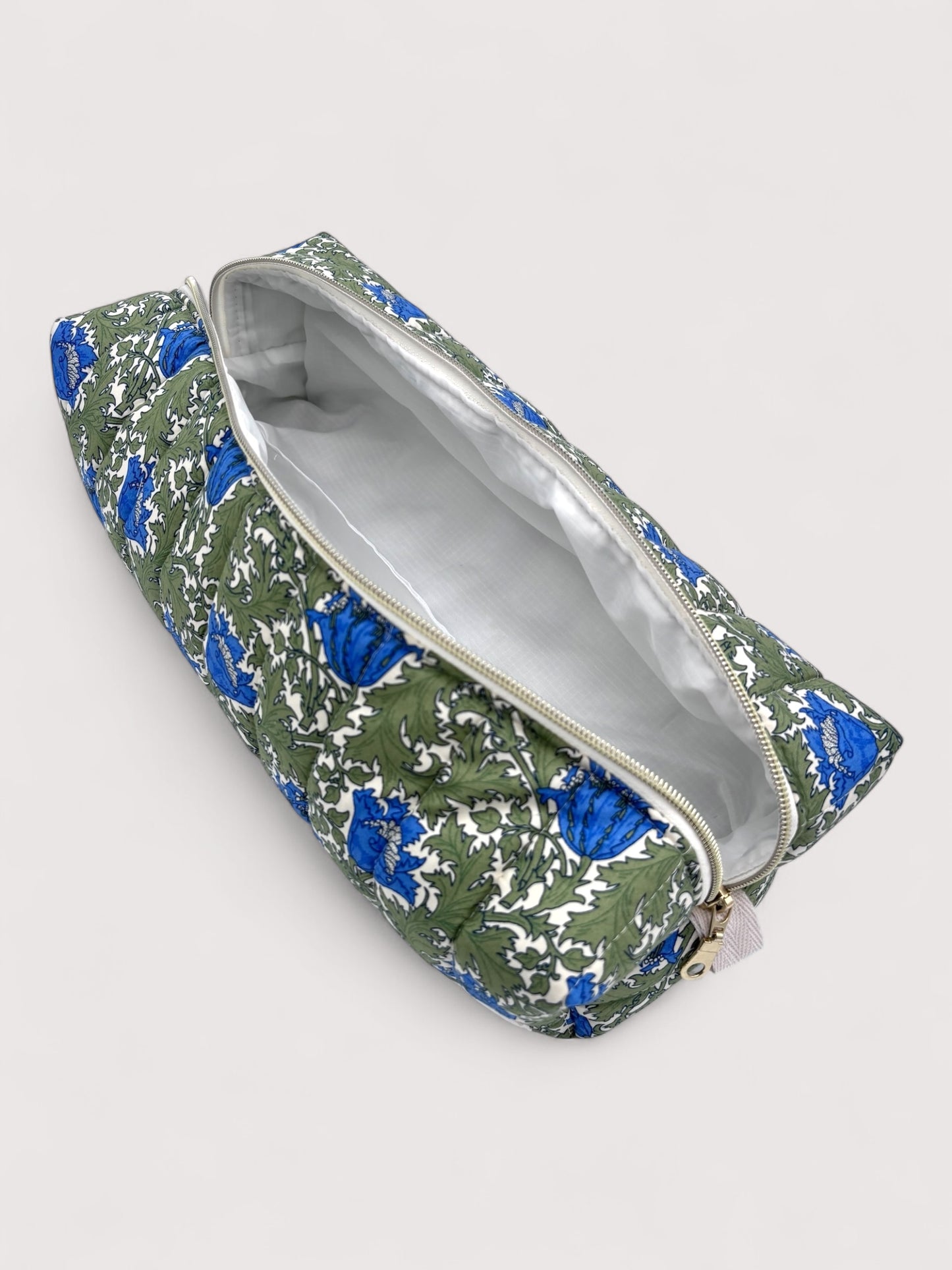 Green Garden quilted Hairtool Bag
