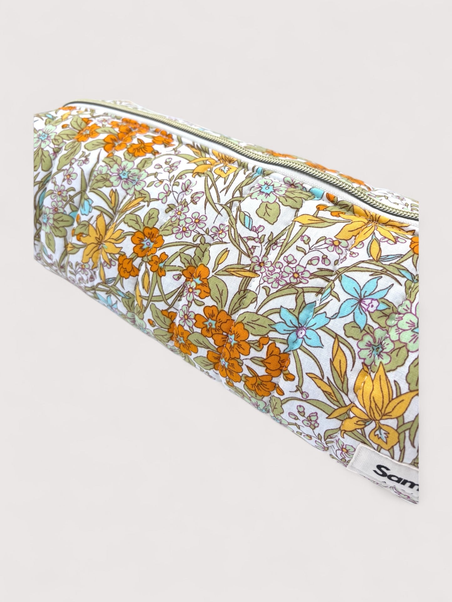 Floral Sun quilted Hairtool Bag