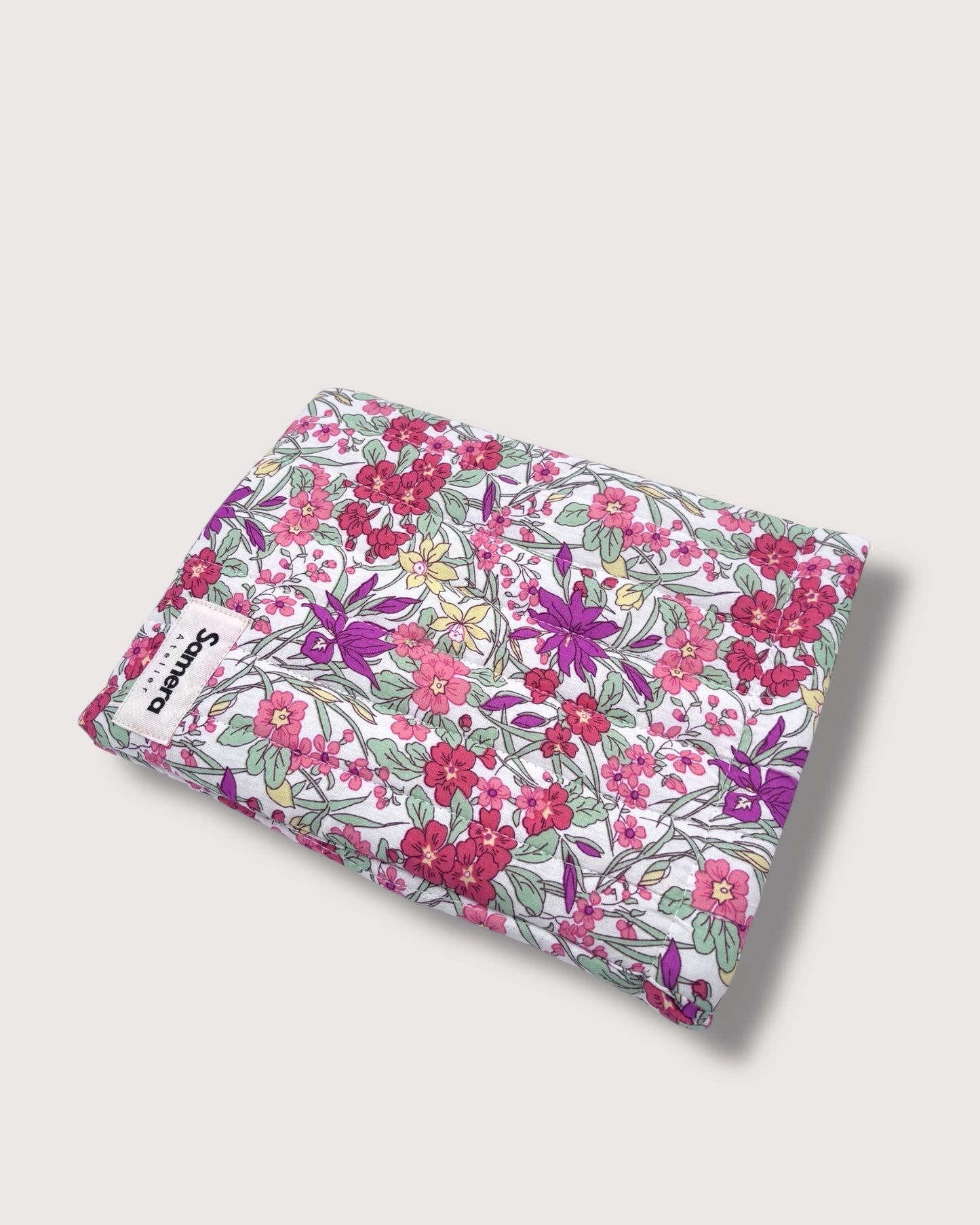 Pink Floral Book Sleeve