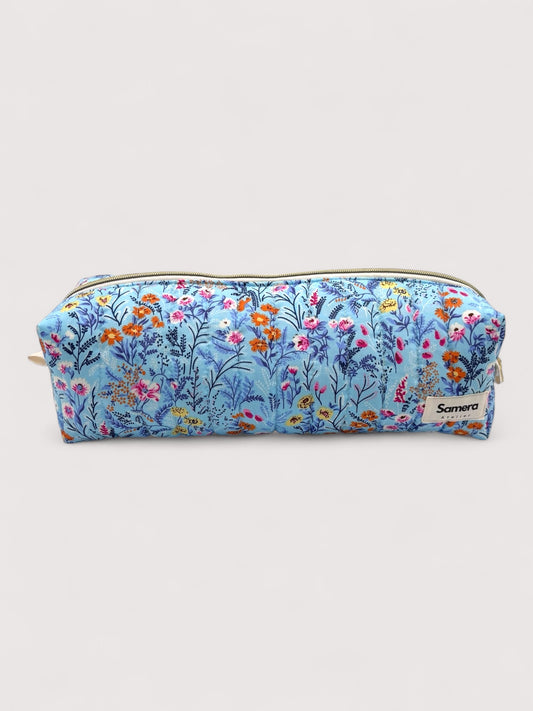 Sky Floral quilted Hairtool Bag