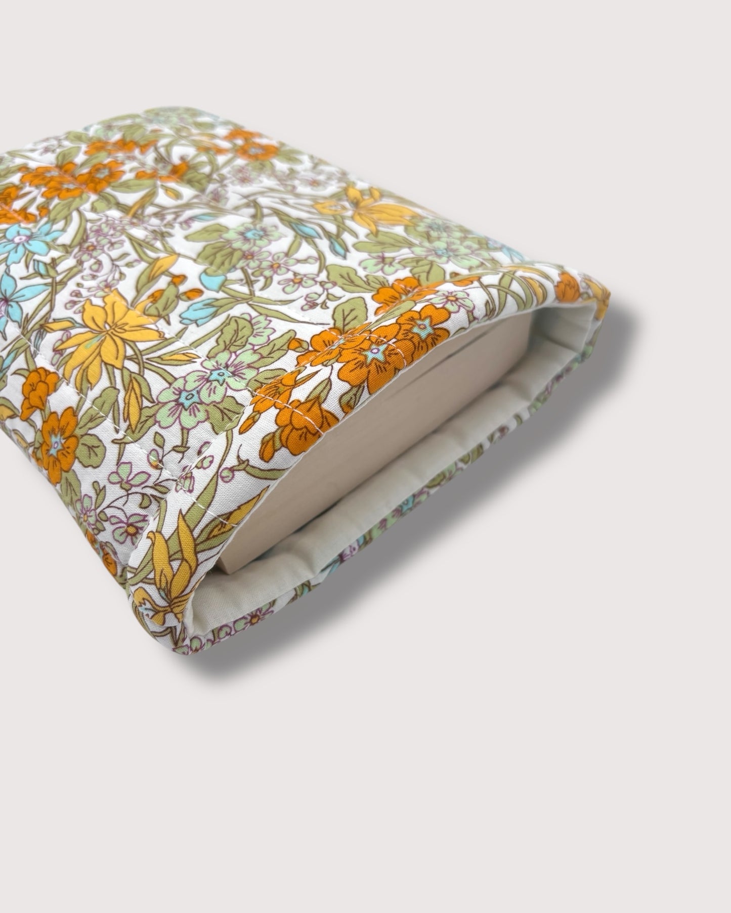 Yellow Floral Book Sleeve