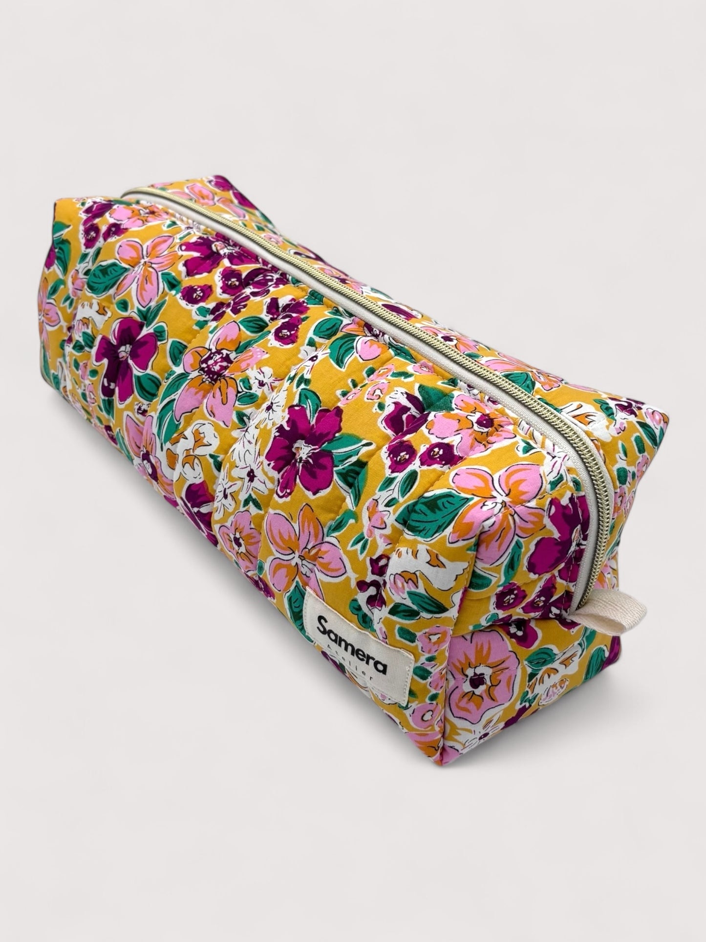 Sunburst Bloom quilted Hairtool Bag