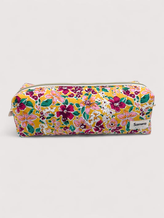 Sunburst Bloom quilted Hairtool Bag